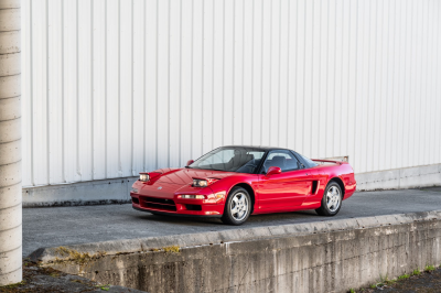 1991 Acura NSX in Formula Red over Black