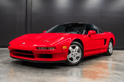 1991 Acura NSX in Formula Red over Black