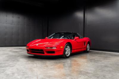 1991 Acura NSX in Formula Red over Black