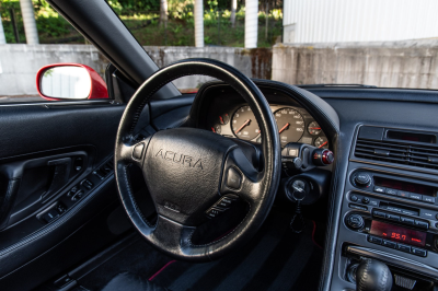 1991 Acura NSX in Formula Red over Black