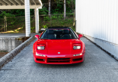 1991 Acura NSX in Formula Red over Black