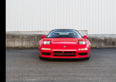 1991 Acura NSX in Formula Red over Black