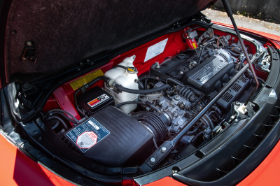 1991 Acura NSX in Formula Red over Black