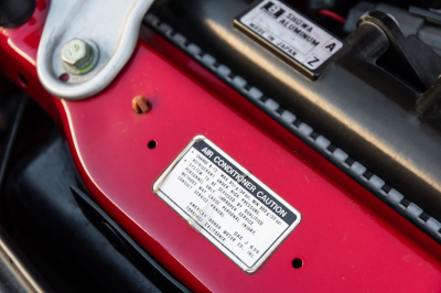 1991 Acura NSX in Formula Red over Black