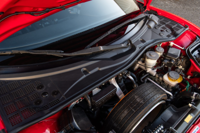 1991 Acura NSX in Formula Red over Black