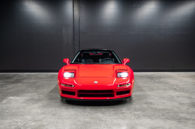 1991 Acura NSX in Formula Red over Black