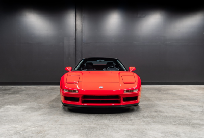 1991 Acura NSX in Formula Red over Black