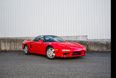 1991 Acura NSX in Formula Red over Black