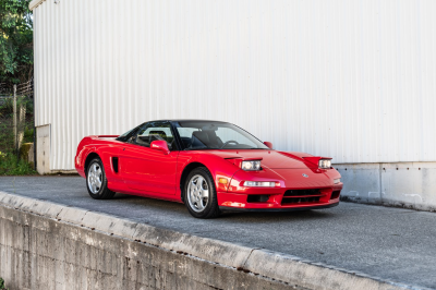 1991 Acura NSX in Formula Red over Black