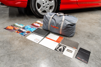 1991 Acura NSX in Formula Red over Black