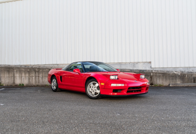 1991 Acura NSX in Formula Red over Black