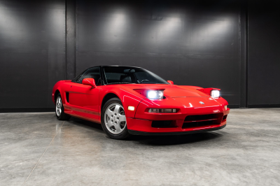 1991 Acura NSX in Formula Red over Black