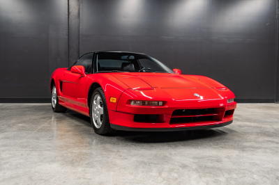 1991 Acura NSX in Formula Red over Black