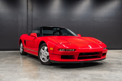 1991 Acura NSX in Formula Red over Black