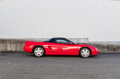 1991 Acura NSX in Formula Red over Black