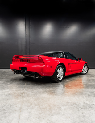 1991 Acura NSX in Formula Red over Black