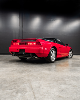 1991 Acura NSX in Formula Red over Black