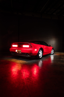 1991 Acura NSX in Formula Red over Black