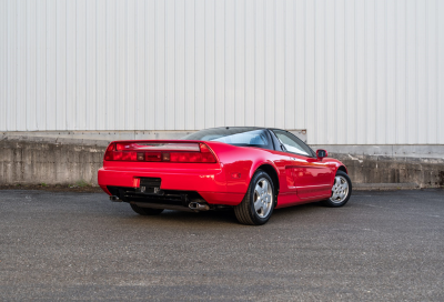 1991 Acura NSX in Formula Red over Black