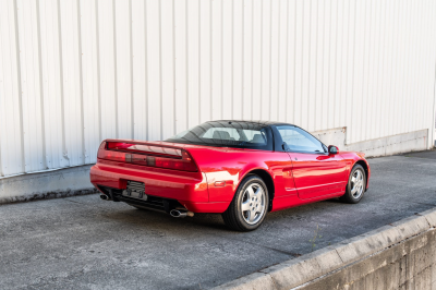 1991 Acura NSX in Formula Red over Black