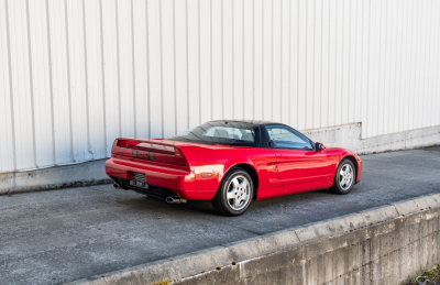 1991 Acura NSX in Formula Red over Black