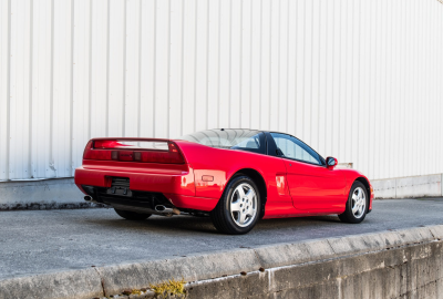 1991 Acura NSX in Formula Red over Black