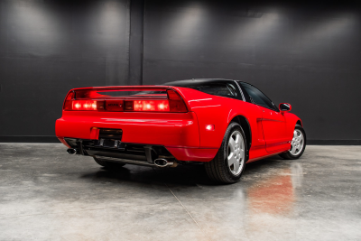 1991 Acura NSX in Formula Red over Black