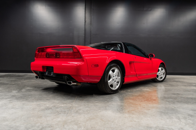 1991 Acura NSX in Formula Red over Black