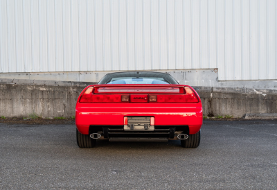 1991 Acura NSX in Formula Red over Black