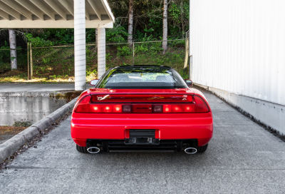 1991 Acura NSX in Formula Red over Black