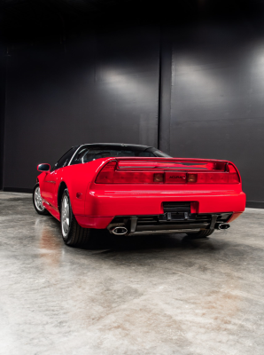 1991 Acura NSX in Formula Red over Black