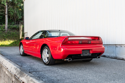 1991 Acura NSX in Formula Red over Black
