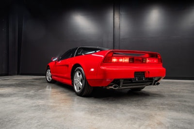 1991 Acura NSX in Formula Red over Black