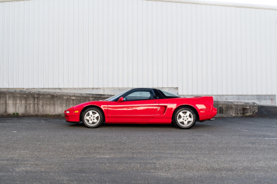 1991 Acura NSX in Formula Red over Black