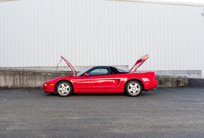 1991 Acura NSX in Formula Red over Black