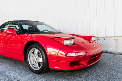 1991 Acura NSX in Formula Red over Black