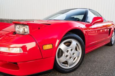 1991 Acura NSX in Formula Red over Black