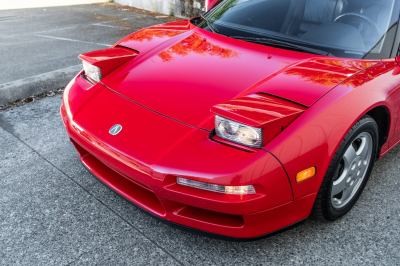 1991 Acura NSX in Formula Red over Black