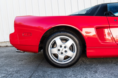 1991 Acura NSX in Formula Red over Black