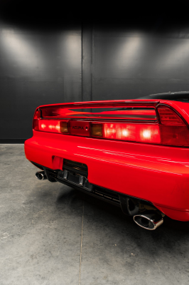 1991 Acura NSX in Formula Red over Black