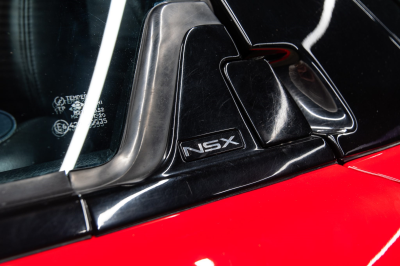 1991 Acura NSX in Formula Red over Black