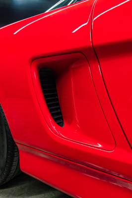1991 Acura NSX in Formula Red over Black