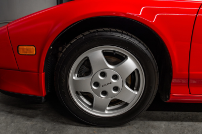1991 Acura NSX in Formula Red over Black