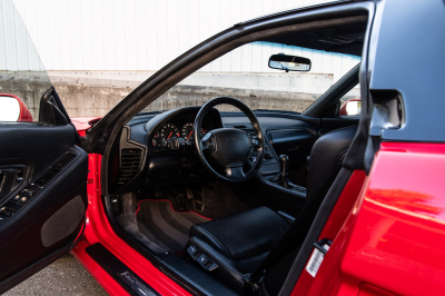 1991 Acura NSX in Formula Red over Black