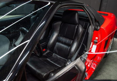 1991 Acura NSX in Formula Red over Black