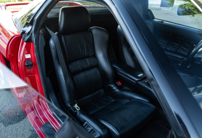1991 Acura NSX in Formula Red over Black
