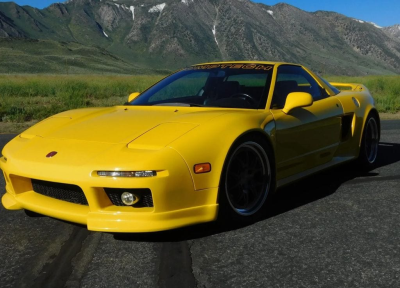 1995 Acura NSX in Spa Yellow over Black