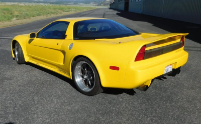 1995 Acura NSX in Spa Yellow over Black