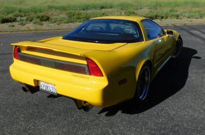 1995 Acura NSX in Spa Yellow over Black