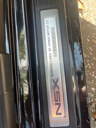 1993 Acura NSX in Berlina Black over Black